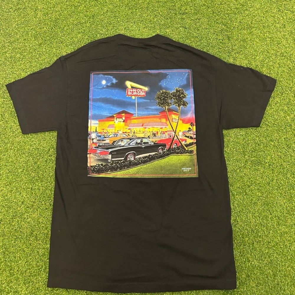 In-N-Out‎ Burger California Graphic T-Shirt Mens Large Black Short Sleeve Tee